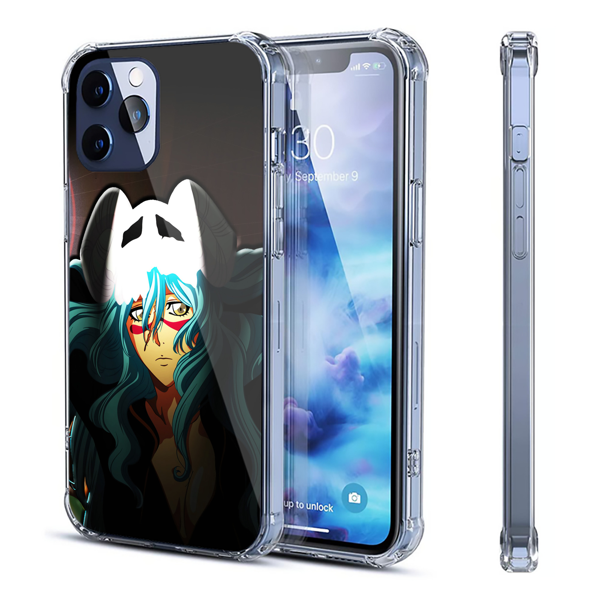 （画像用） ブリーチ BLEACH 【iPhone 12シリーズ対応】透明スマホケース（クリアソフトケース）
